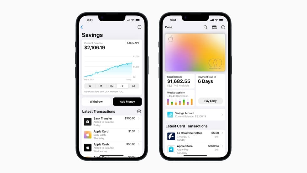 Apple Card lanza nueva cuenta de ahorro con 4.15% APY para usuarios de iPhone